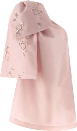 Bernadette Winnie mini-jurk met strikdetail - Roze