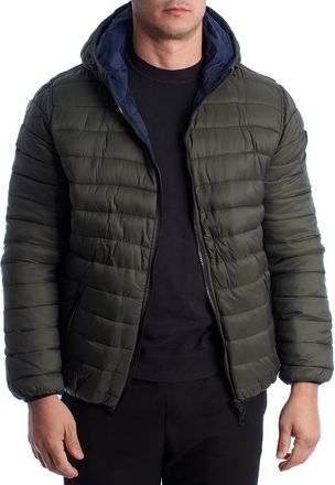 U.S.Polo Association Heren Dubbelzijdige Gevoerde Jas met Capuchon 66496