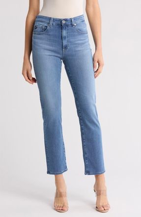AG - Adriano Goldschmied Saige Crop Straight Leg Jeans in Serene at Nordstrom Rack, Size 27