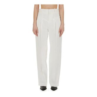 Isabel Marant Isabel Marant, Straight Trousers, female, White, Size: M Staya Trousers