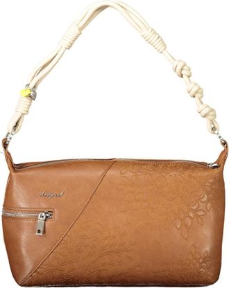 Desigual Sierra Huntington Bag - Dames - Schoudertassen - Bruin - ONE Size - Polyester - Tassen