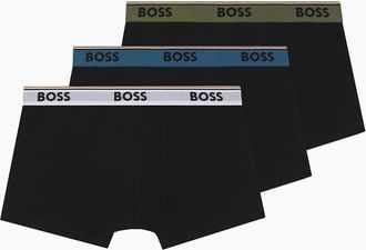 HUGO BOSS Mens Boss Black BOSS 3 PACK BOXERS BLACK - Size: 32/38