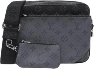 Louis Vuitton Pre-owned Monogram Eclipse Reverse Schoudertas - Heren - Vintage Schoudertas - Zwart - ONE Size - Vintage