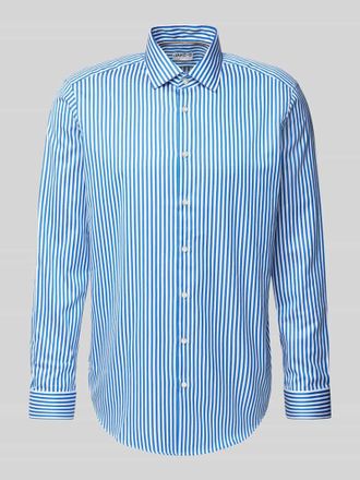 Jake*s Regular Fit Businesshemd in Premiumqualit&auml;t in Royal, Gr&ouml;&szlig;e 43/44