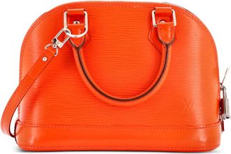 Louis Vuitton Alma Handbag Epi Leather BB satchel - Arancione