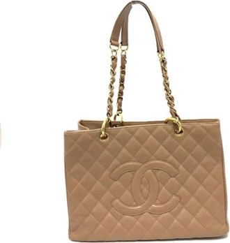 Chanel Pre-owned Leather chanel-bags - Dames - Vintage Schoudertas - Bruin - ONE Size - Vintage