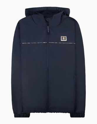 Aquascutum Mens Aquascutum Diamond Wave Badge Track Top Navy 11 - Size: 46/Regular