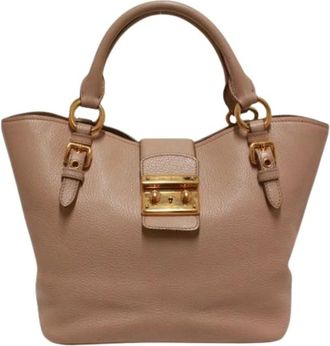 Miu Miu Pre-owned Handbags, female, Beige, Size: ONE SIZE Pre-owned Handbag