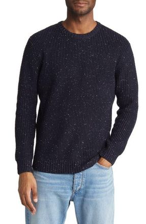 The Normal Brand SeaWool Nep Crewneck Sweater in Navy at Nordstrom, Size X-Large