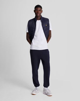 Lyle & Scott Slim Fit Katoenen Joggingbroek - Marineblauw