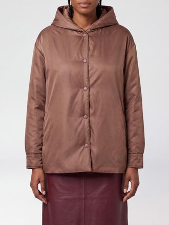 Aspesi Padded Polyamide Windcheater Jacket with Hood and Curved Hem
