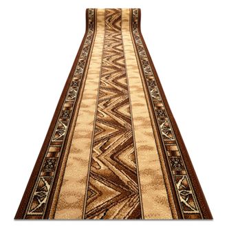 RugsX RugsX Bcf Opal Runner in Beige | Size: 140 cm x 500 cm