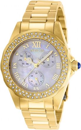 Invicta Angel Crystal Mother of Pearl Dial Ladies Watch 28438