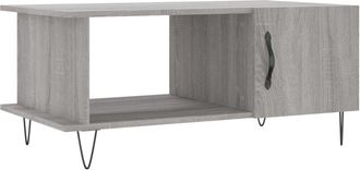 vidaXL Vidaxl - Coffee Table Grey Sonoma 90x50x40 cm Engineered Wood