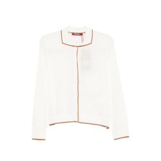 Max Mara Contrast-trim Cardigan