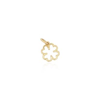 The Lovery Mini Gold Clover Charm