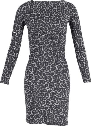 Michael Kors midi-jurk van polyester met dierenprint