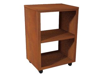 Purline Mesa Auxiliar Para Barbacoa En Acero Corten