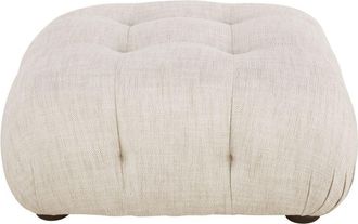 Maisons du monde Puf para sof&aacute; modulable beige arena