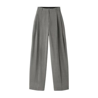 Jacquemus Dames, Broeken, Grijs, Maat: M Wol