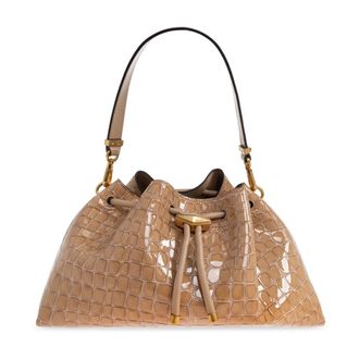 Jimmy Choo London Bucket Bags, female, Brown, Size: ONE SIZE Bon Bon Shoulder Bag