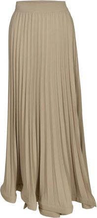 P.A.R.O.S.H. Midi Rok - Dames - Midirokken - Beige - S - Rokken