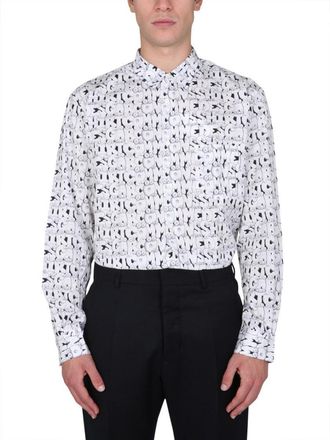 Comme Des Gar&ccedil;ons X Kaws Print Shirt