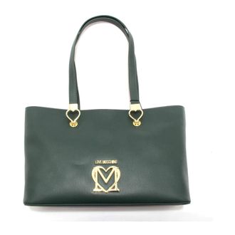 Moschino Shopping Bags, female, Green, ONE SIZE, Borsa Wo Veg-Leather Bag