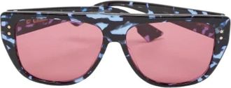 Dior Pre-owned Accessories, female, Pink, Size: ONE SIZE Pre-owned Vintage Square Sunglasses