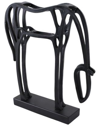 Sagebrook Home 15X14in Modern Cut-Out Horse On Base