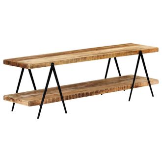 vidaXL Vidaxl - Mobile Porta Tv 160x40x50 Cm In Legno Massello Di Mango