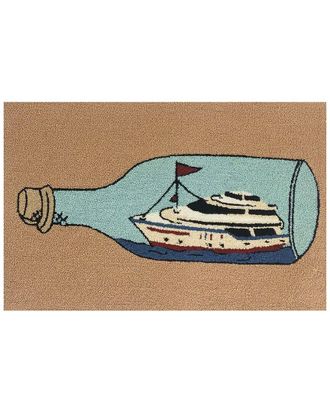 The Rug Market Yacht In A Bottle 30X48in Doormat