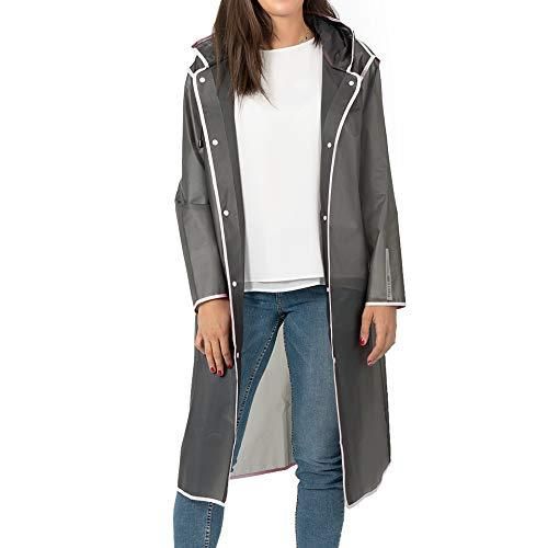 Perletti Imperméable Homme Femme Transparent Détails