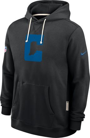 Nike Indianapolis Colts Alt 2 Tight Coverage Sideline Nike Mens Dri-FIT NFL Pullover Hoodie in Black | 03AZ00A98-A7L