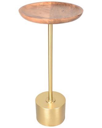 LR Home Lr Home Mazzini Modern Wood & Metal Handmade Drink Table