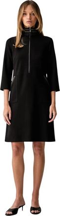 Joseph Ribkoff Jurk met trechtersluiting - Dames - Korte kleedjes - Zwart - XS - Polyester - Kleedjes