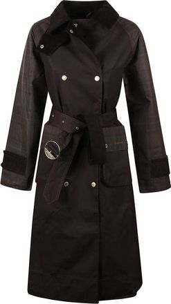 Barbour Elva Wax Jacket - Coats - Mujer - Verde - M