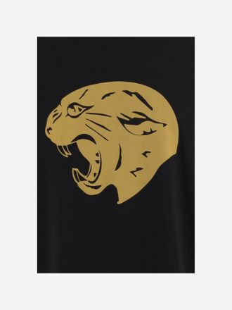 Valentino Mens Cotton T-Shirt With Logo Black T-Shirts And Polos
