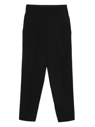 Yohji Yamamoto Pantaloni plissé - Nero