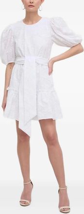 Silvian Heach Abito con maniche a palloncino - Bianco