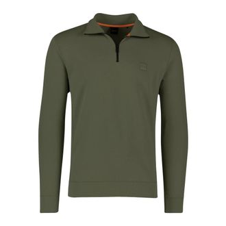 HUGO BOSS Heren, Sweatshirts & Hoodies, Groen, Maat: 3XL Katoen
