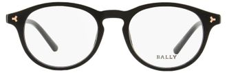 Bally BY5032 Oval Acetate Eyeglasses - Black