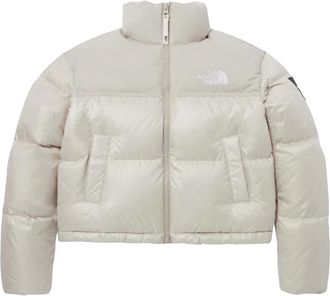 The North Face (WMNS) The North Face White Label Novelty Nuptse Down Jacket Asia Sizing Cream Beige NJ1DP85K