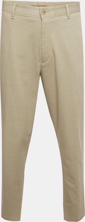 HUGO BOSS Beige Cotton Straight Fit Pants