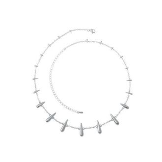 Lucy Quartermaine Shard Station Necklace in Sterling Silver at Nordstrom