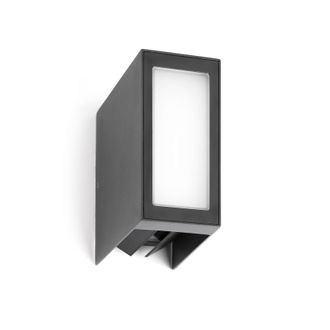 Netlighting Log LED Outdoor Wall Light White Dark Grey IP54
