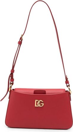 Dolce & Gabbana Logo-embellished Leather Phone Bag