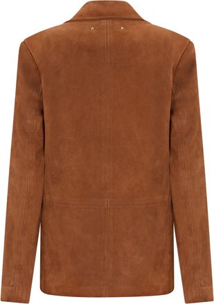 Golden Goose Suede Blazer - Brown