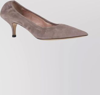 Parosh suede leather pumps