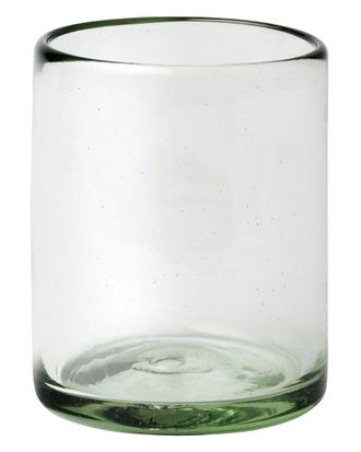 10 Strawberry Street Set Of 6 Clear Dof Handblown Mexican Glasses